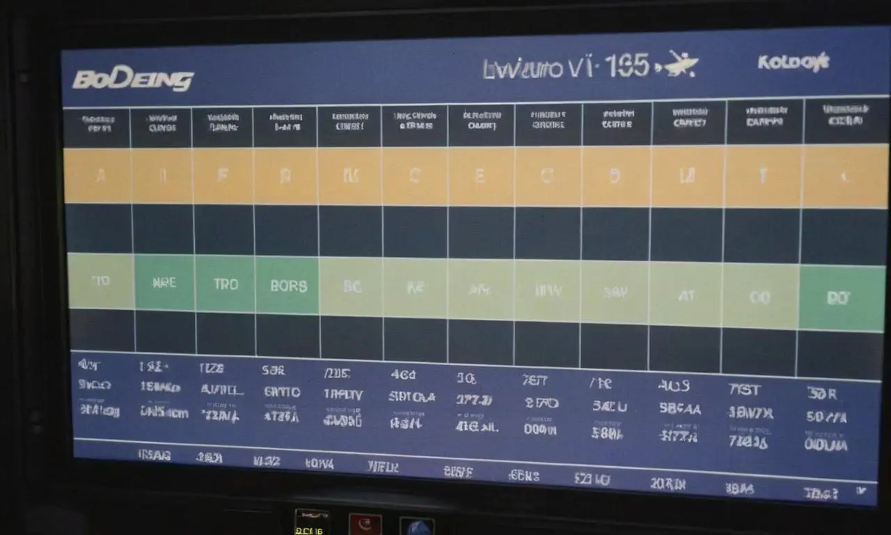 Boeing 737 800 Jet Seating Chart